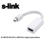S-LINK SL-MDV20 Mini Dvi to HDMI ( 0.15 Metre ) Apple Laptop Görüntü Kablosu