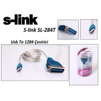 S-LINK SL-284T Usb To Lpt Dönüştürücü Kablo