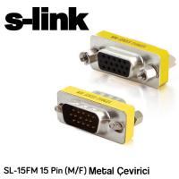 S-LINK SL-15FM 15 Pin (F/M) Vga Metal Çevirici