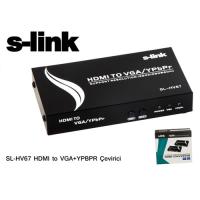 S-LINK SL-HV67 HDMI to VGA+YPBPR Çevirici