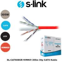 S-LINK SL-CAT608RE Cat6 Utp ( 305 Metre ) 24 Awg Yeşil Network Kablosu