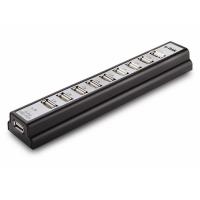 S-LINK SL-U110 (SL-H105) 10port USB 2.0 Siyah USB Çoklayıcı Hub Adaptörlü