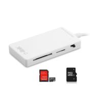 S-Link SL-U143 Beyaz 3 Port Hub+USB2.0 KartOkuyucu