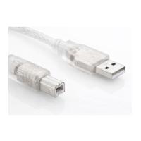 S-link SL-U2015 Usb2.0 1.5m Şeffaf Yazıcı Kablo