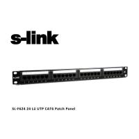 S-Link SL-F624 24 Port Cat6 Patch Panel - 3U