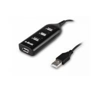 S-LINK SL490 4port USB 2.0 Siyah USB Çoklayıcı Hub