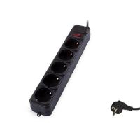 S-LINK SPG3-J-5 5 Priz 306 Joule Enerji Koruma 1,5 M SIYAH