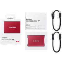 Samsung T7 1TB Usb 3.2 Gen 2 Type-C Kırmızı