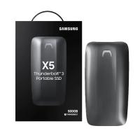 SAMSUNG 2,5" 500gb X5 MU-PB1T0B/WW Thunderbolt 3 2800MB/s 2300MB/s SSD Taşınabilir Harddisk Siyah