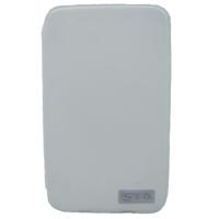 SCH Deri Kılıf Galaxy Tab 3 T310 8 Flip Cover Cüzdanlı Beyaz