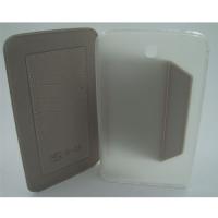 SCH Deri Kılıf Galaxy Tab 3 P3200 7 Flip Cover Cüzdanlı Beyaz