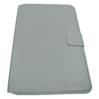 SCH Deri Kılıf Galaxy Tab 2 P3100 7 Flip Cover Cüzdanlı Beyaz
