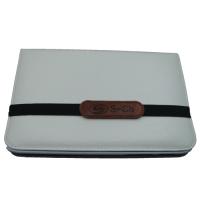 SCH Deri Kılıf Galaxy Tab 2 P3100 7 Flip Cover Tablet Kalemli Beyaz