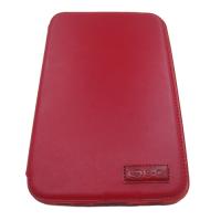 SCH Deri Kılıf Galaxy Tab 2 P3100 7 Flip Cover Cüzdanlı Kırmızı