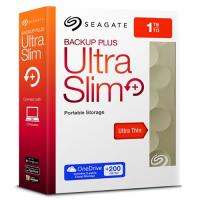 SEAGATE 1TB 2.5 BACKUP PLUS ULTRA SLIM USB 3.0 EXTERNAL HDD GOLD STEH1000201
