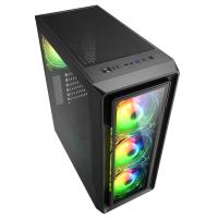 SHARKOON TK4 4X RGB FANLI GAMING MID-TOWER RGB GAMING PC KASASI