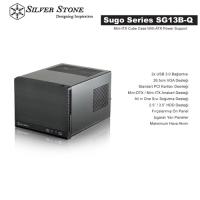 SILVERSTONE Sugo Serisi SST-SG13B-Q PSU Yok Mini ITX Küp Kasa Siyah