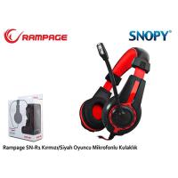 SNOPY Rampage SN-R1 Mikrofonlu Gaming Kulaklık Siyah/Kırmızı