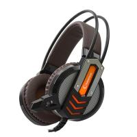 SNOPY RAMPAGE SN-RX3 Stereo USB+3.5mm Jack Led Aydınlatma Siyah/Turuncu Gaming Mikrofonlu Kulaklık