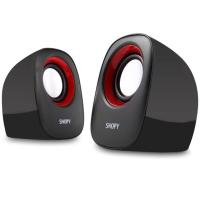 SNOPY SN-120 1+1 USB Siyah/Kırmızı Hoparlör