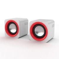 SNOPY SN-14 1+1 USB Beyaz/Kırmızı 6w Hoparlör