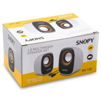 Snopy SN-120 2.0 Beyaz/Sarı USB Speaker