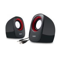 SNOPY SN-120 1+1 Masa Üstü USB SPEAKER  (Siyah-Kırmızı)