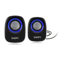 Snopy SN-120 2.0 Beyaz/Mavi USB Speaker