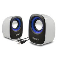 Snopy SN-120 2.0 Beyaz/Mavi USB Speaker
