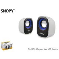 Snopy SN-120 2.0 Beyaz/Mavi USB Speaker