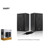 SNOPY SN-385 1+1 Masa Üstü, USB SPEAKER, 6W, AHŞAP Kabin (Siyah)