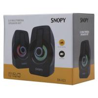Snopy SN-X23 RGB Işıklı 3W*2 Siyah USB Speaker