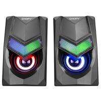 SNOPY SN-X25 1+1 USB Siyah 6w Hoparlör RGB Ledli