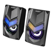SNOPY SN-X25 1+1 USB Siyah 6w Hoparlör RGB Ledli