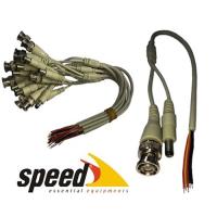 SPEED SP-DC010 BNC ve Power Voltaj Jakı 10lu 30cm