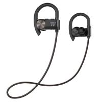 TAOTRONICS Bluetooth Siyah aptX HD Kulak İçi IPX6 Su ve Ter Geçirmez Mikrofonlu Kulaklık TT-BH024