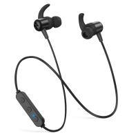 TAOTRONICS Bluetooth Siyah Kulak İçi IPX6 Su ve Ter Geçirmez Mikrofonlu Kulaklık TT-BH076