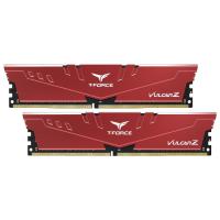 Team T-Force Vulcan Z Red 16GB (2x8GB) 3600MHz CL18 DDR4 Gaming Ram (TLZRD416G3600HC18JDC01)