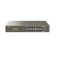 TENDA 16port 150w FULL PoE TEG1116P-16-150W GIGABIT Yönetilemez Switch