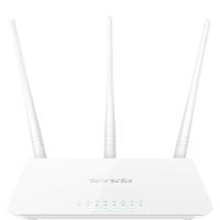 TENDA 300mbps F3 2.4ghz 4port Access Point Router 3x 5dbi sabit anten Kutu Açık