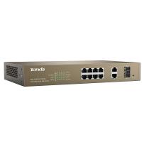 TENDA 8port 150w FULL PoE TEF1210P-8-150W 10/100 2X SFP Yönetilemez Switch