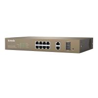 TENDA 8port 150w FULL PoE TEF1210P-8-150W 10/100 2X SFP Yönetilemez Switch