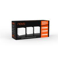 TENDA MW12 2100mbps AC2100 TRI Band EV Ofis Tipi Mesh Router 360 ° 500 metreye kadar 3-lü paket