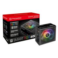 THERMALTAKE Smart 600W 80+ Power Supply 12cm RGB Led Fanlı PS-SPR-0600NHSAWE-1