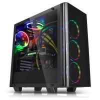 THERMALTAKE mid Tower Powersiz Gaming View 21 CA-1I3-00M1WN-00 ATX PC Kasası Temperli Cam Siyah