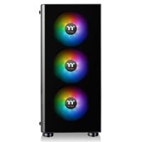 THERMALTAKE mid Tower 600W 80+ APFC Gaming V200 CA-3K8-60M1WE-02 ATX PC Kasası Temperli Cam Siyah 3x 12cm RGB,1x 12cm Fa