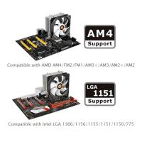 THERMALTAKE 120mm Contac Silent 12 CL-P039-AL12BL-A Hava Soğutmalı İşlemci Fanı
