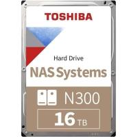 Toshiba 16TB N300 7200 512MB 7/24 Nas HDWG31GUZSVA