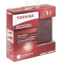 Toshiba 1TB Canvio Advance 2.5" HDTC910ER3AAH Red