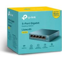 TP-LINK 5-port LS105G GIGABIT YÖNETİLEMEZ SWITCH ÇELİK KASA